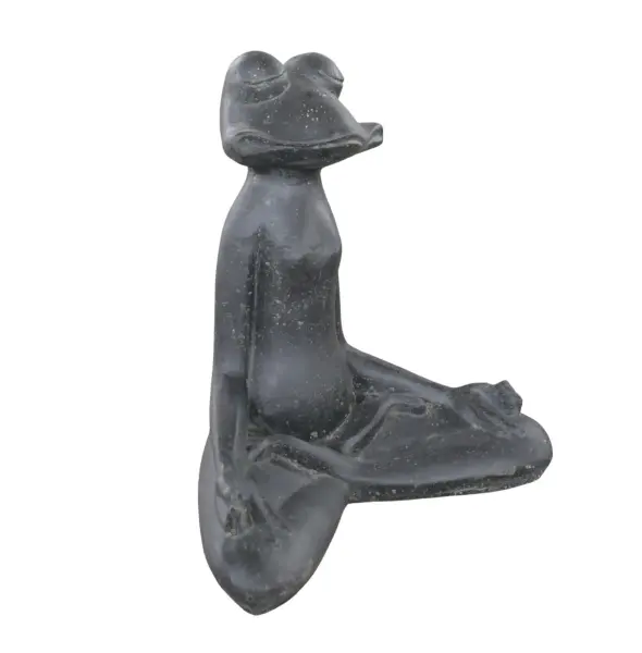 Product image of the product “meditation frog, 53 cm high, antique finish ”